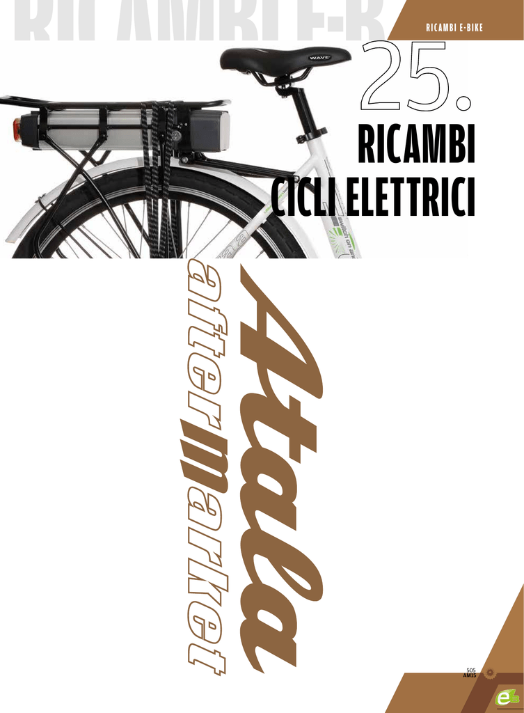 RICAMBI E-BIKE