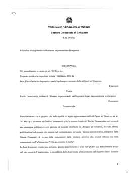 ordinanza decisoria pdf