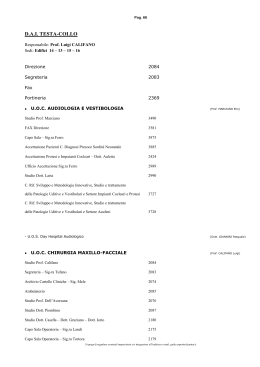 telefoni dell`intera struttura