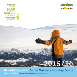 Urlaubsbegleiter Guida Vacanze Holiday Guide