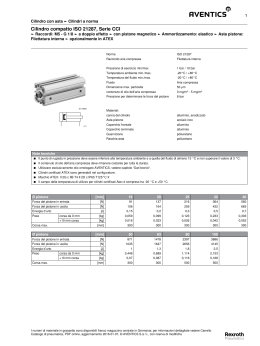 Cilindro compatto ISO 21287, Serie CCI