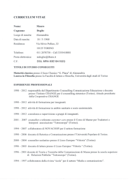 curriculum vitae