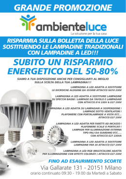 Scarica il volantino PROMOLed.