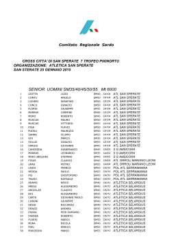 iscritti_san sperate 25 gennaio 2015