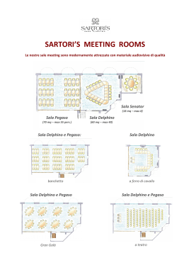 piantina meeting - Sartori`s Hotel