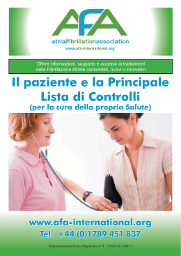 ITALY Patient & Primary Checklist.indd