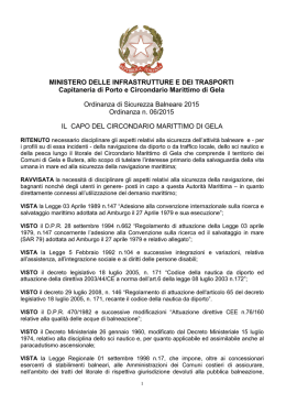 ORDINANZA 06_2015 SICUREZZA BALNEARE