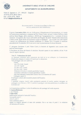 verbale B8-2014 - Dipartimenti - Università degli studi di Cagliari.