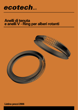 PDF Anelli di tenuta e anelli V - Ring per alberi rotanti