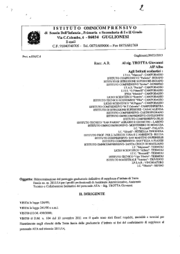 Rideterminazione del punteggio