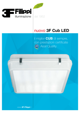 nuovo 3F Cub LED - 3F Filippi S.p.A.