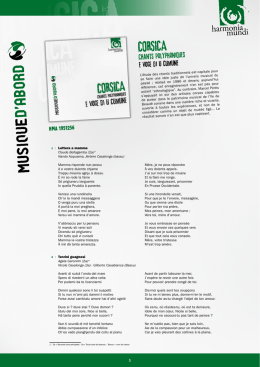 Voir les textes chant&eacute;s