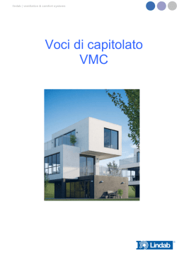 Voci di capitolato VMC