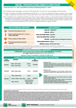 2001730 - CERTIFICATE ATHENA AIRBAG Su AzIoNI PHILIPS