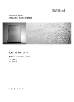Istruzioni di montaggio auroTHERM classic