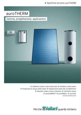 Specifiche tecniche auroTHERM