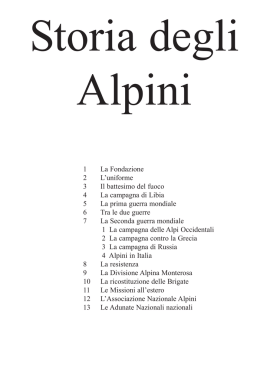 storia degli alpini.qxp - Centro Italiano Filatelia Resistenza