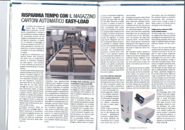 Risparmia tempo con il magazzino cartoni automatico Easy-Load