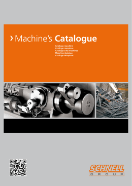 Machine`s Catalogue