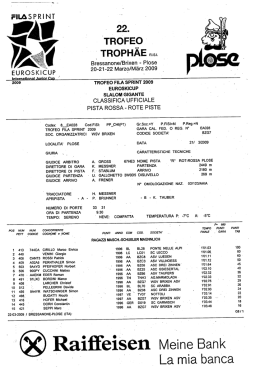 RAGAZZI Maschile - Sci Club Valzoldana