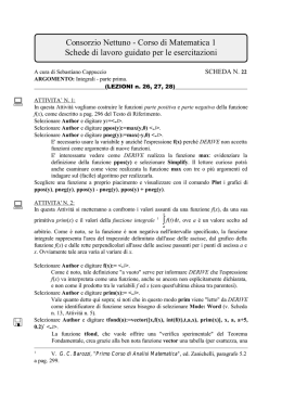 Scheda 22 - Dipartimento di Matematica