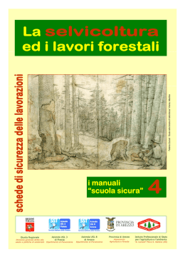 La selvicoltura ed i lavori forestali