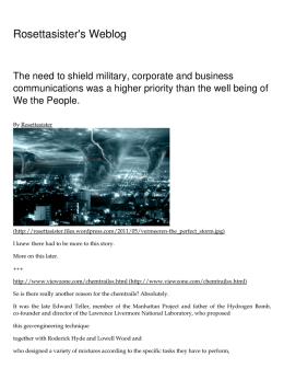The need to shield military, corporate and business communications