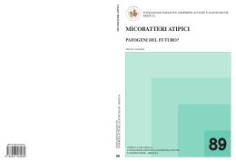 MICOBATTERI ATIPICI - Fondazione iniziative Zooprofilattiche e