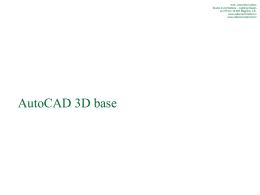 Lezione 11 Corso Autocad 2014