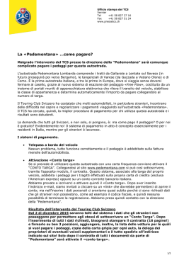 La &laquo;Pedemontana&raquo; &hellip;come pagare?