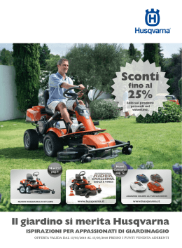 sconti 25% - Husqvarna