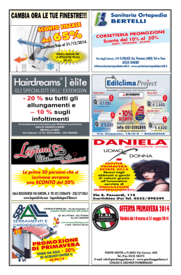 Offerta Primavera 2014