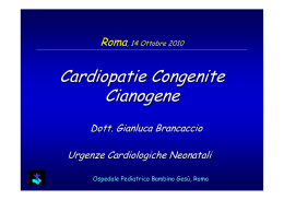 Cardiopatie Congenite Cianogene
