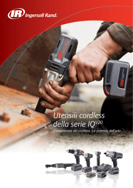 Utensili Cordless a batteria