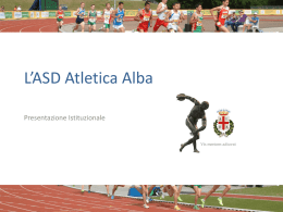 L`ASD Atletica Alba