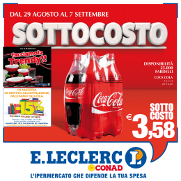 Scarica il volantino - Centro Commerciale Gargano