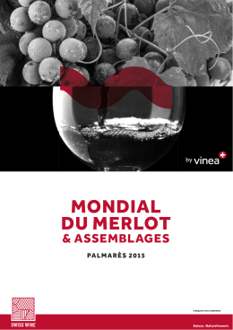 Prix spéciaux 2015 - Mondial du Merlot