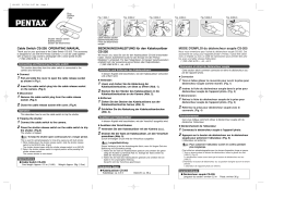 MODE D`EMPLOI du déclencheur souple CS-205 Cable