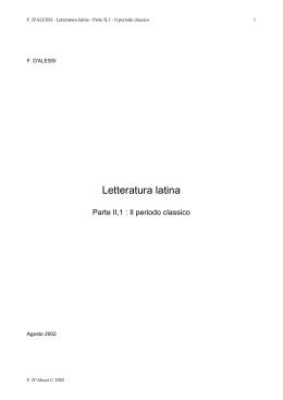 Letteratura latina