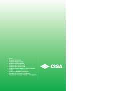 &bull; Chiavi &bull; Serrature elettriche &bull; Serrature doppia mappa &bull; Serrature