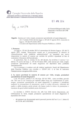 1 - CNR - Consiglio Nazionale delle Ricerche