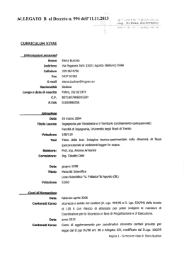 Scarica curriculum del consulente