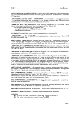 N.S. 14 Auto Storiche