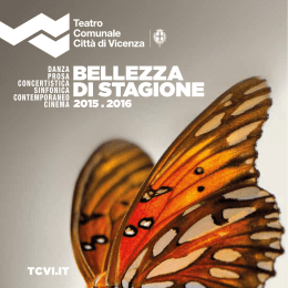Teatro Comunale programma della stagione 2015-2016