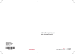Istruzioni per l`uso