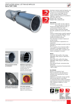 VENTILATORI ASSIALI JET FAN AD IMPULSO Serie
