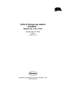 Unit&agrave; di fusione per adesivi DuraBlue Modello D4L, D10L e D16L