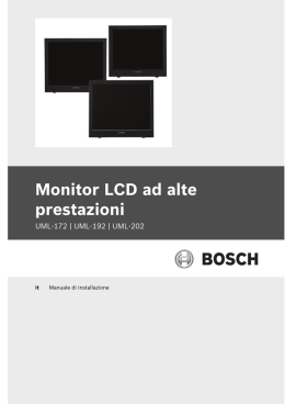 Monitor LCD ad alte prestazioni