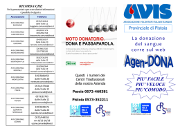 La donazione del sangue corre sul web PIU` FACILE