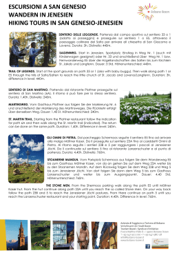ESCURSIONI A SAN GENESIO WANDERN IN JENESIEN